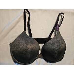 Adore Me Abellinaa Contour Plus Gray Bra 38DD Underwire NWT